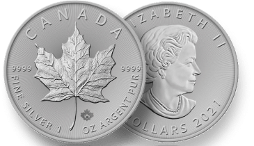 Canadian Maple Leaf Silver Coin